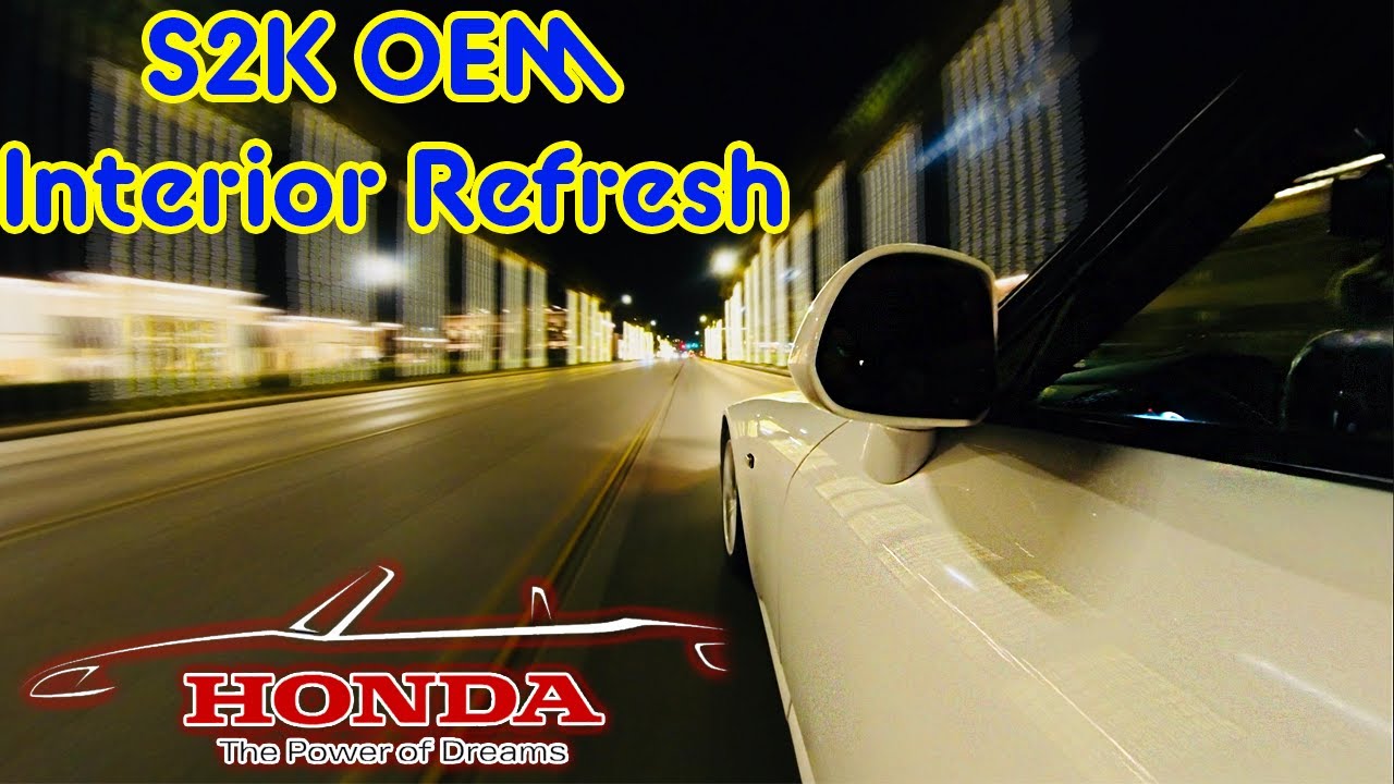 Honda S2000 OEM interior refresh & window door molding installation