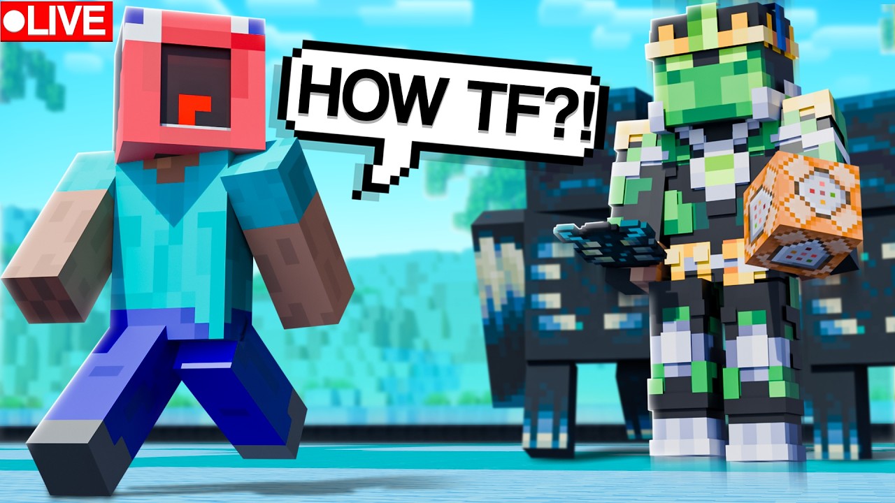 Я испортил прямую трансляцию случайным стримерам Minecraft