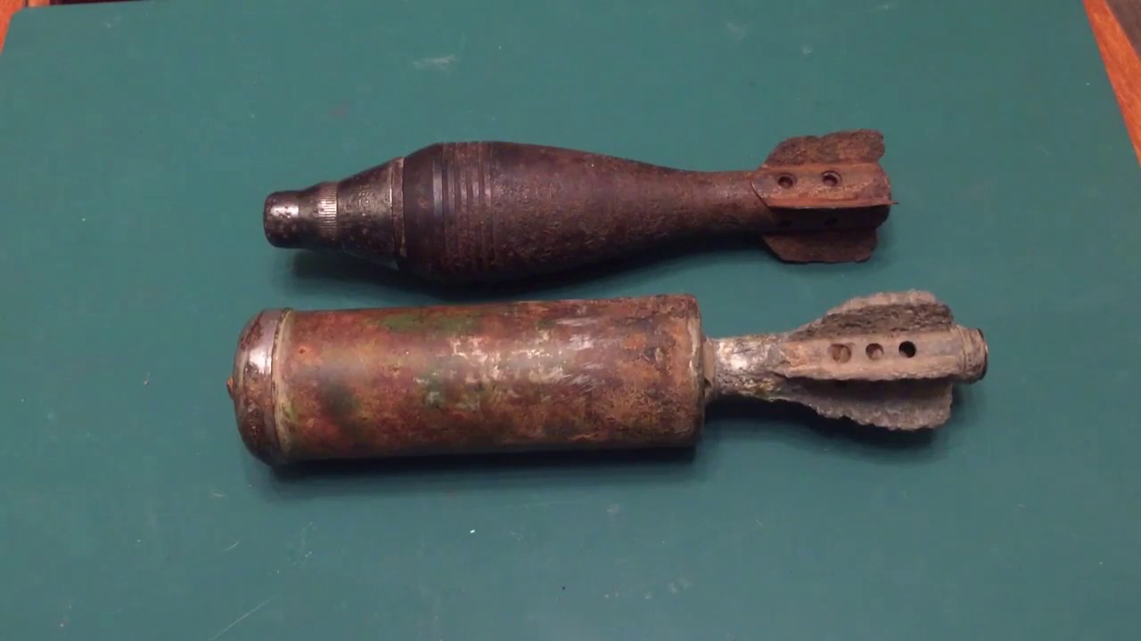 Мина к Британскому 51мм миномету SBML 2-inch mortar. (SBML 2-inch mortar bomb)