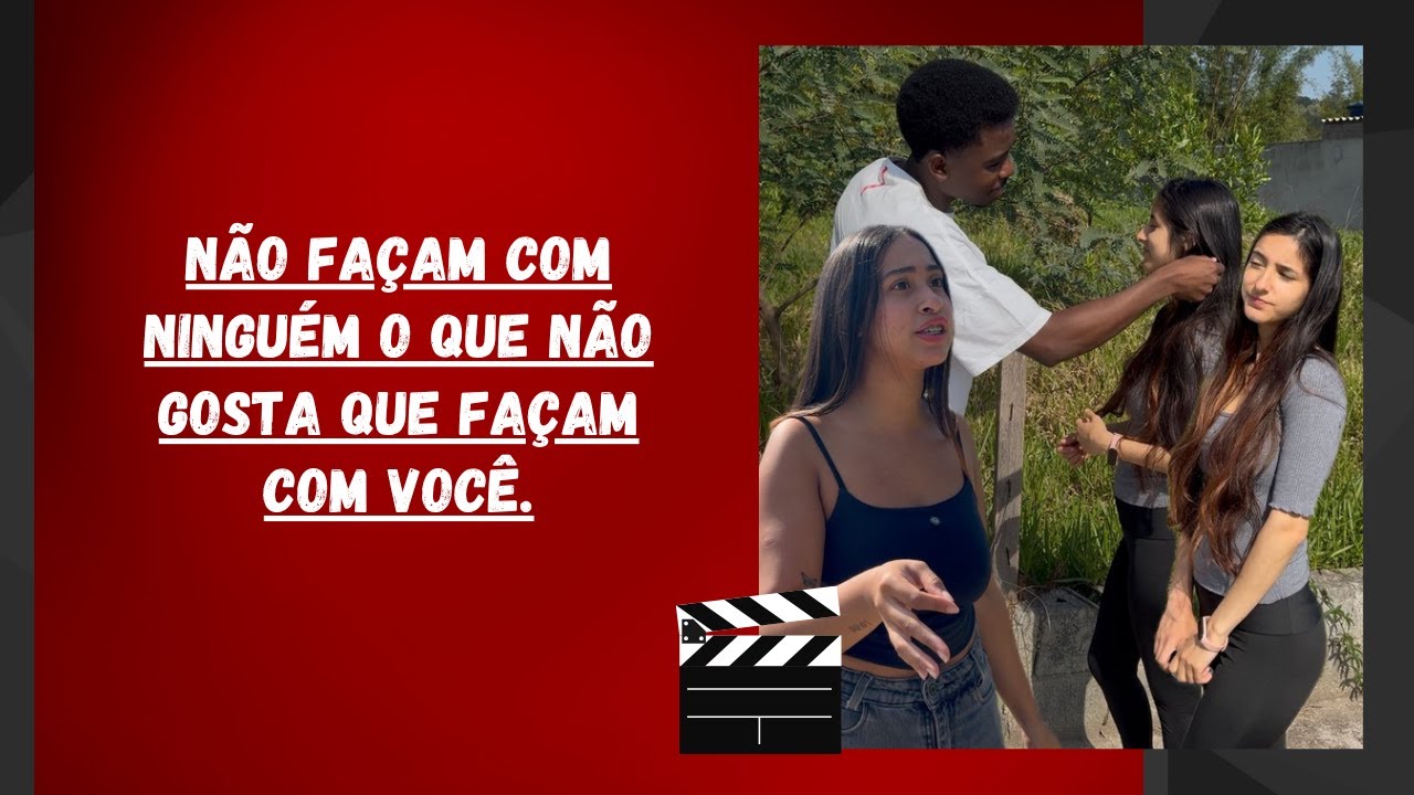 Não façam com ninguém o que não gosta que façam com você.