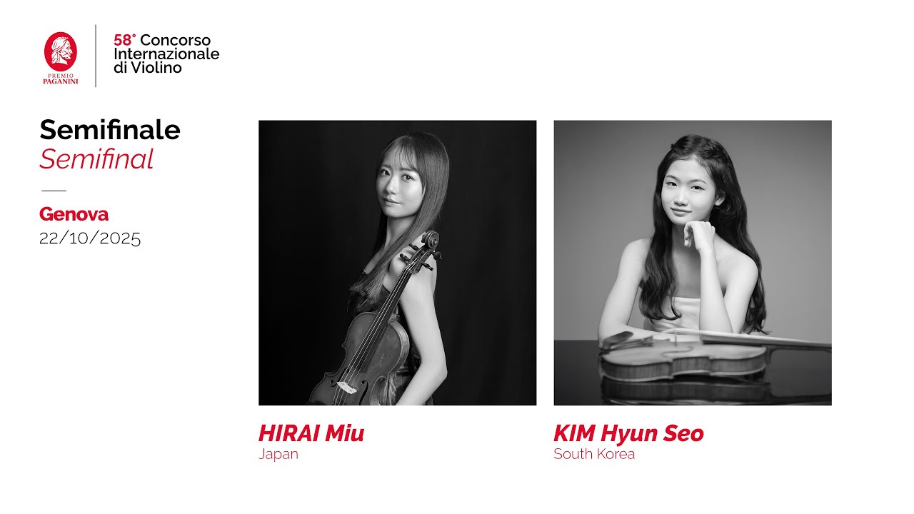 The 58th International Violin Competition &ldquo;Premio Paganini&rdquo; (Semifinal &ndash; session III&deg;), 22.10.2025