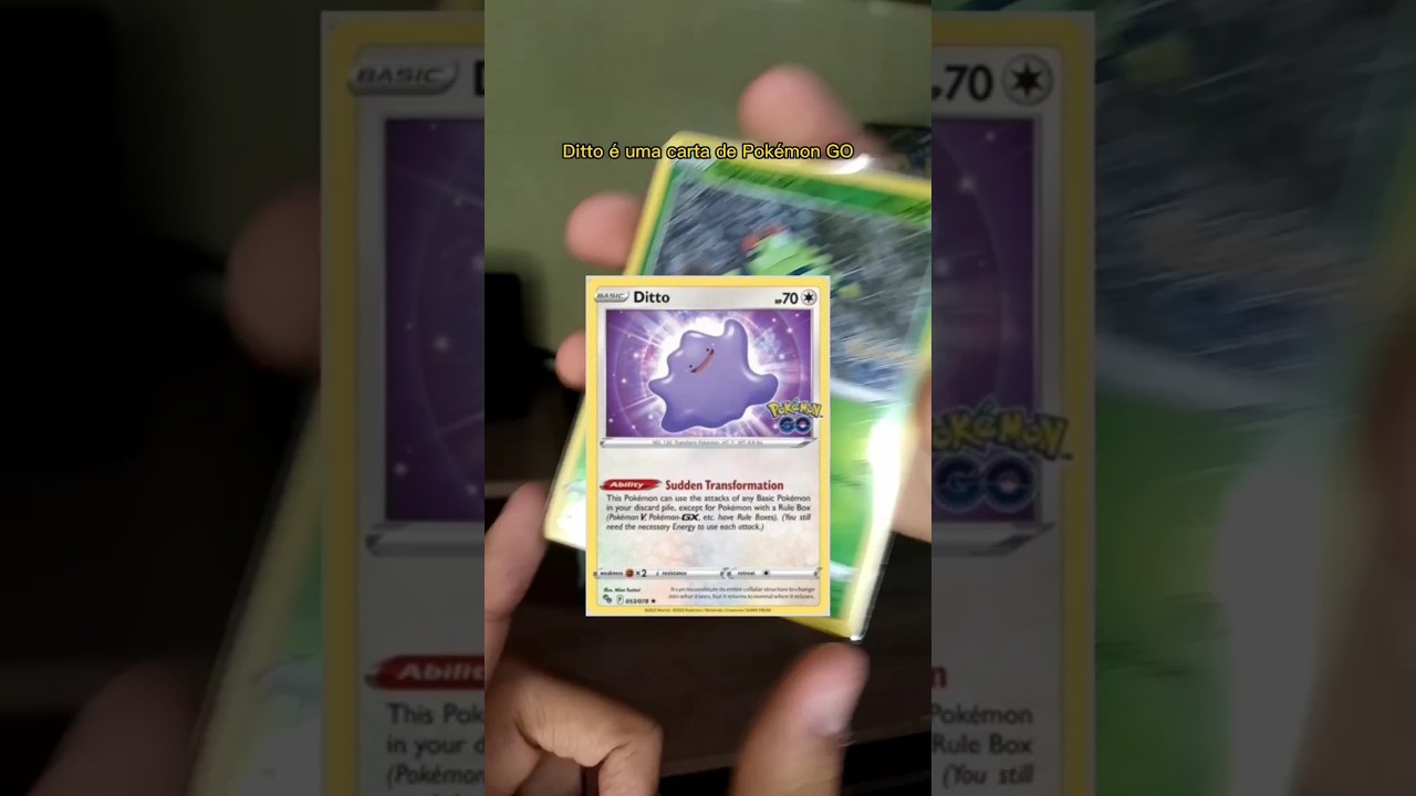 Como identificar um Ditto? #pokemon #pokemontcg #pokemoncards #pokemongo