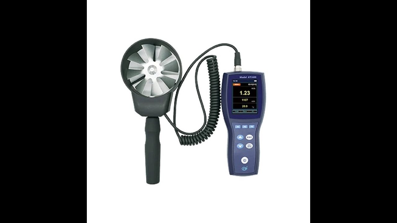Rotating Vane Anemometer GTI 600 #airvelocity #wind #measuringinstruments