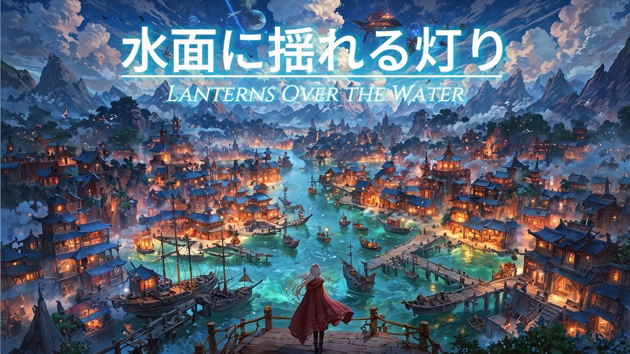【ケルト×ファンタジー音楽】水面に揺れる灯り｜Lanterns Over the Water【作業用・勉強用BGM】