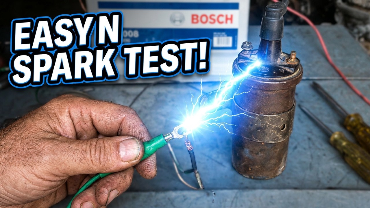 Delco's upstream sparking head test and coil - ديلكو شرارة اختبار الرأس