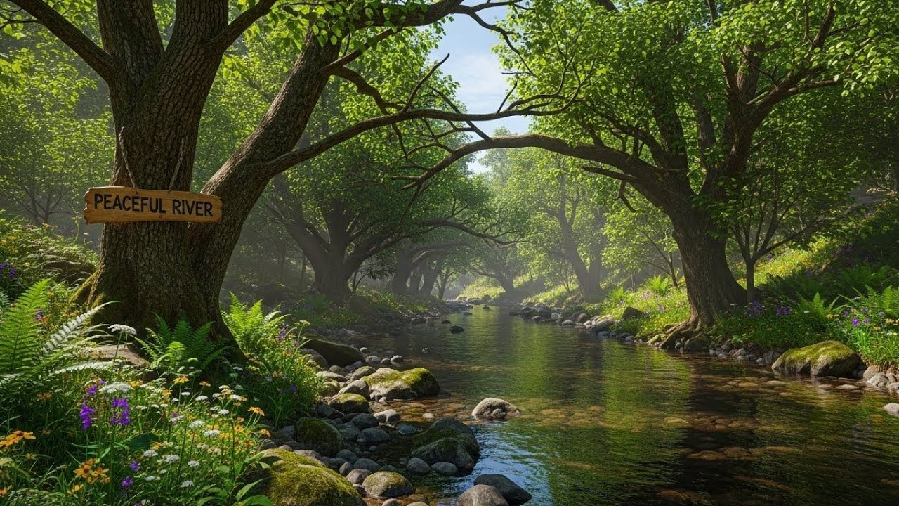 Tranquil River Flow 🌿 Soothing Nature Soundscape for Sleep and Stress Relief #3