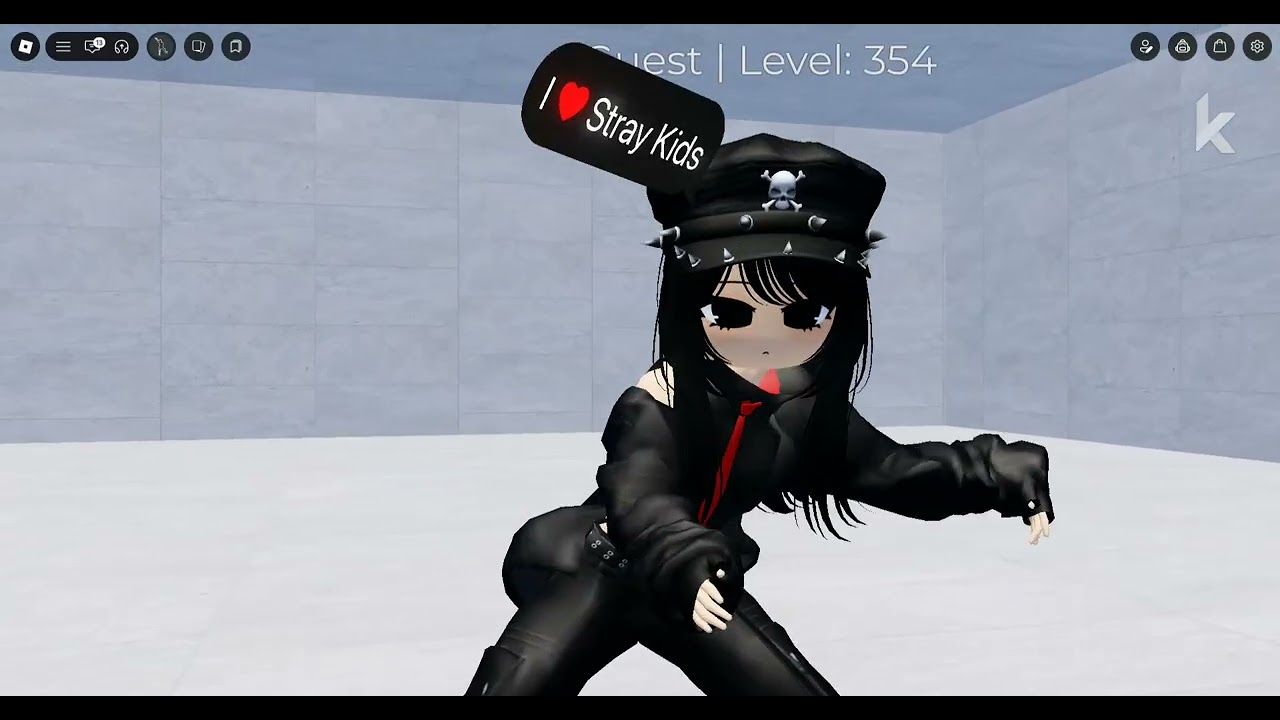 Baile musical de stray kids.#roblox 
