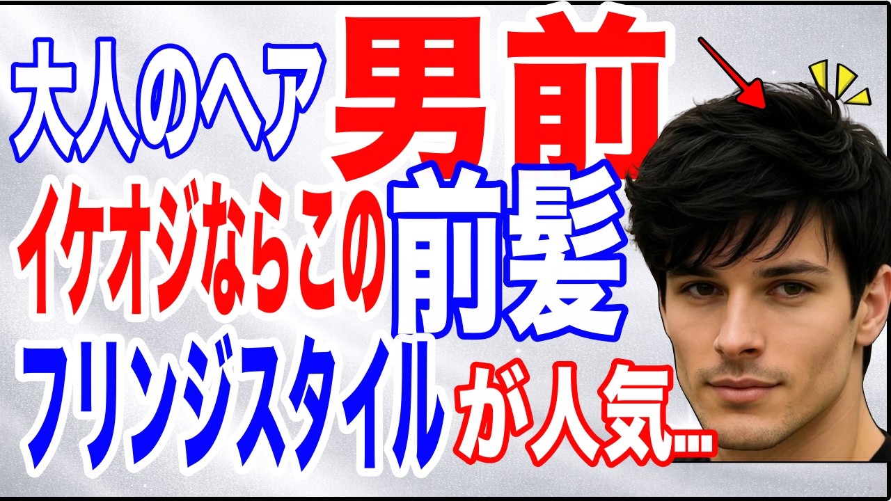【イケオジ髪型】大人の男は“前髪”で9割決まる｜爽やかイケオジの作り方、40代からメンズのヘアスタイル