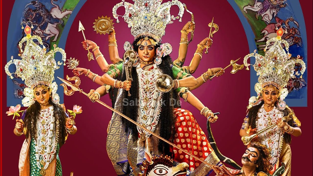 🔱Mahadurga🔱 #Malabika Sen as Devi Durga #Mahishasurmardini dance drama 