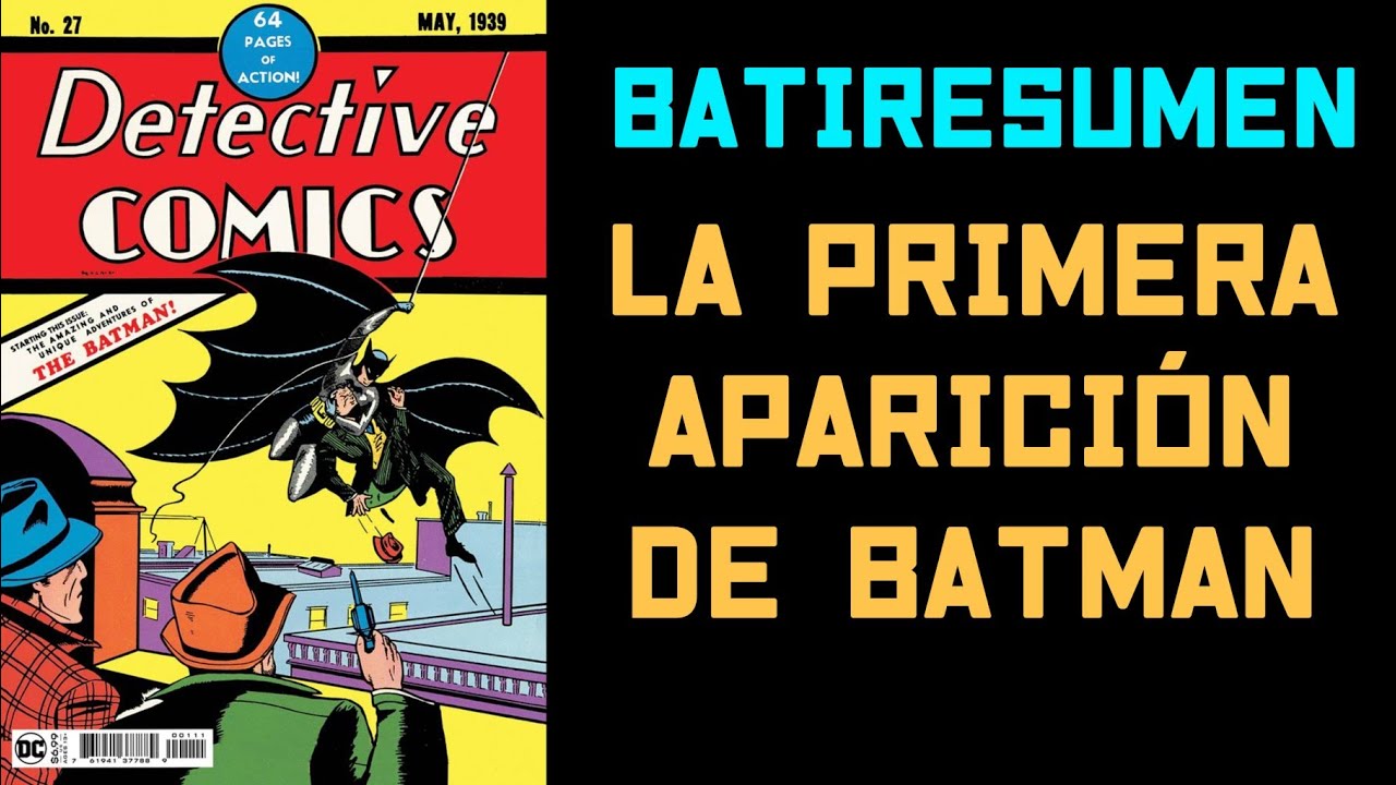 Batman primera aparici&oacute;n BatiResumen | #batman #dccomics #comics