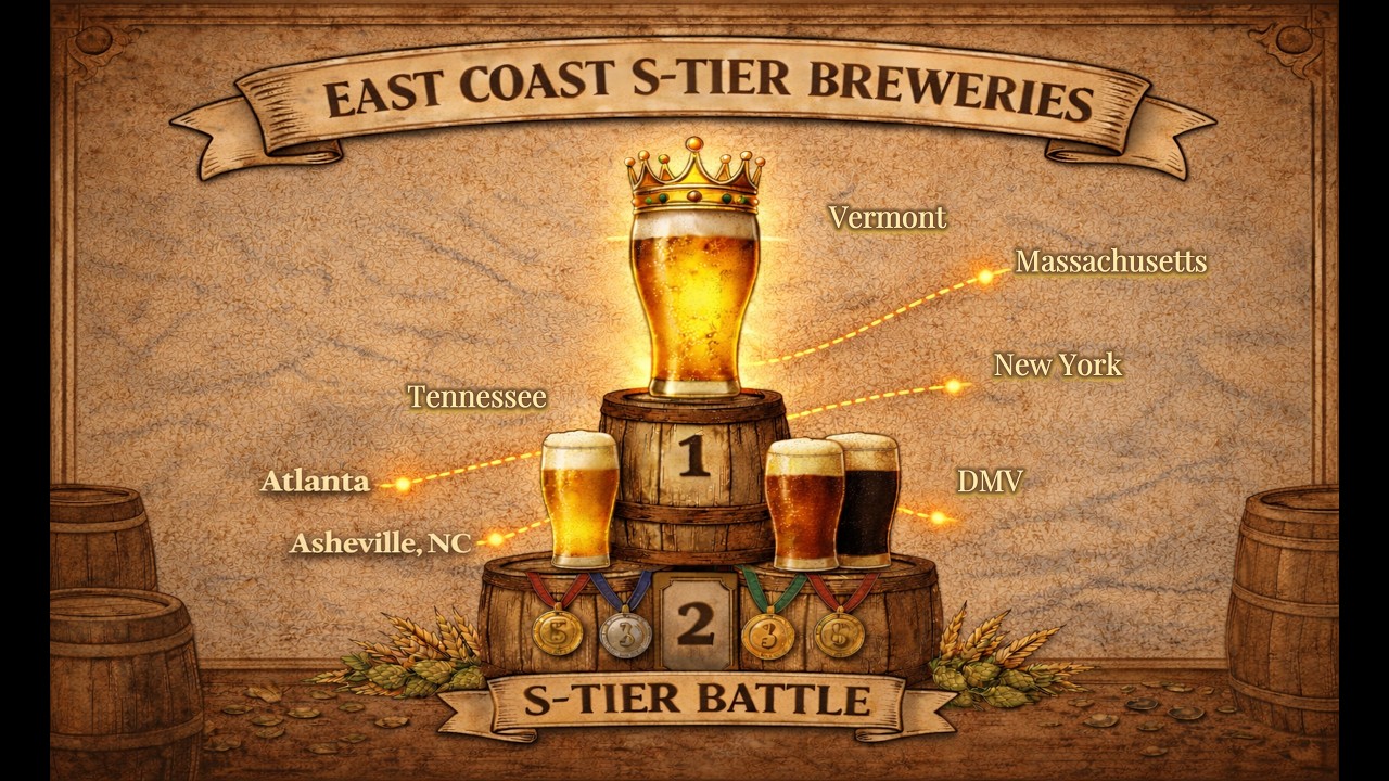 S-Tier Battle 2025–2026: Final Ranking of the Best East Coast Breweries | Foam Voyage Season 1