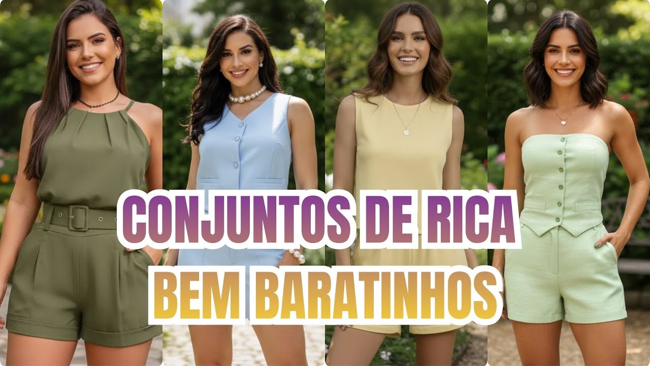 🔥 7 CONJUNTOS DE VERÃO ELEGANTES E BARATINHOS | MODA FEMININA COM CARA DE RICA 👗☀️