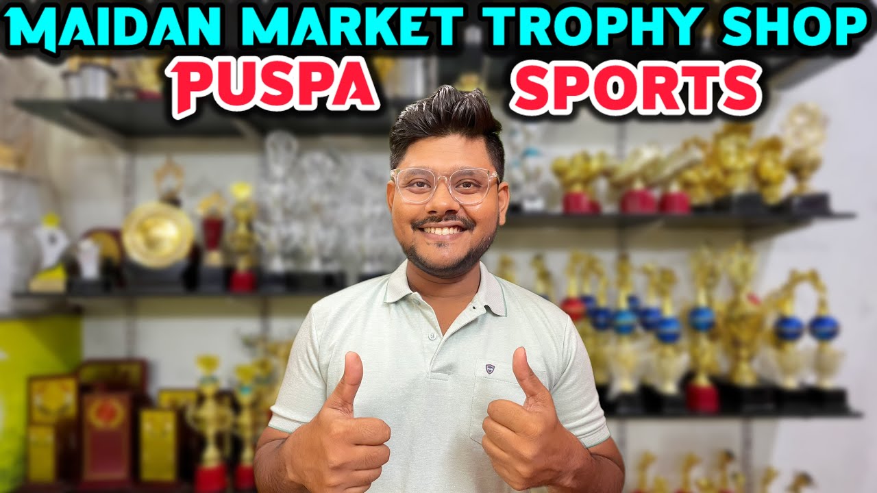 Kolkata Trophy Market | Wholesale Trophy Shop | Puspa Sports Trophy Collection