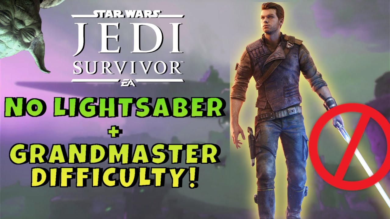Can you beat Jedi Survivor without your lightsaber and on Grandmaster Difficulty?