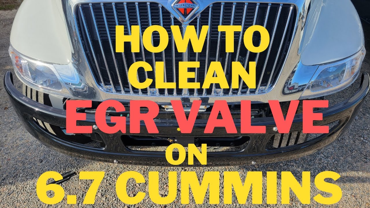 Как очистить клапан EGR на двигателе Cummins 6.7