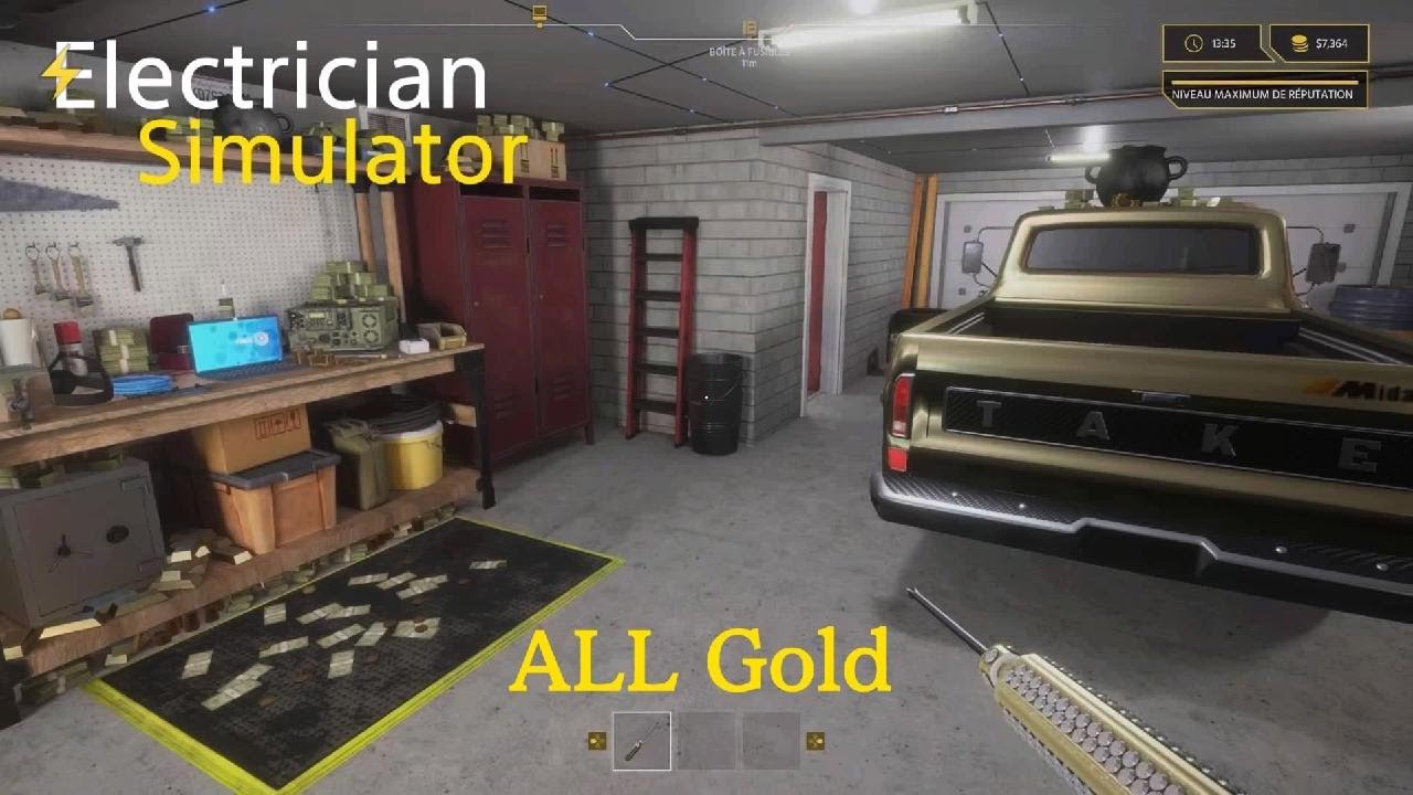 Electrician Simulator - GOLDEN Garage - End-game