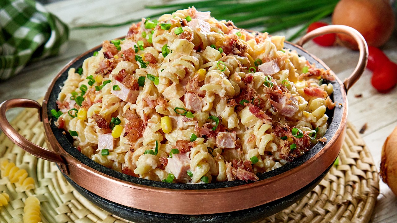 COMO FAZER MACARRONESE MINEIRA AO MOLHO DE BACON