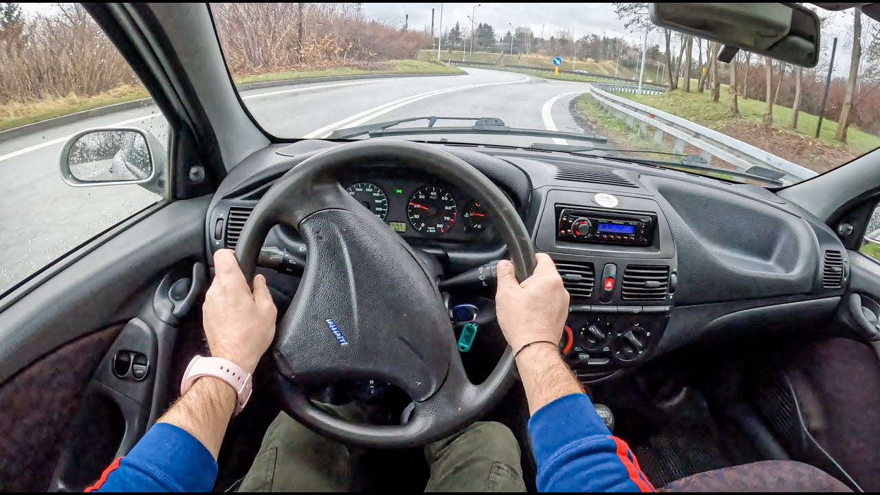 1999 Fiat Brava [1.2 16V 80HP] | POV Test Drive #1004 Joe Black