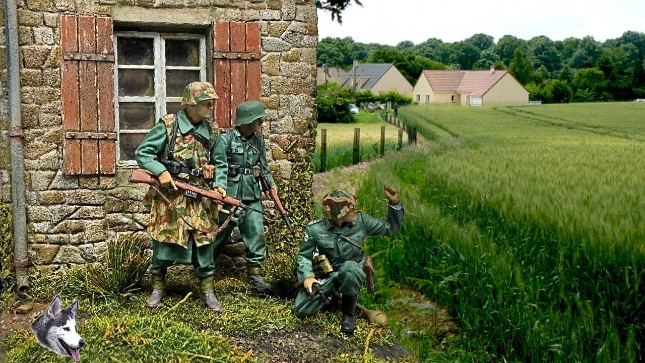 WWII Diorama BUILD: Part 2 - Bringing the Scene to Life with 1/35 Figures!