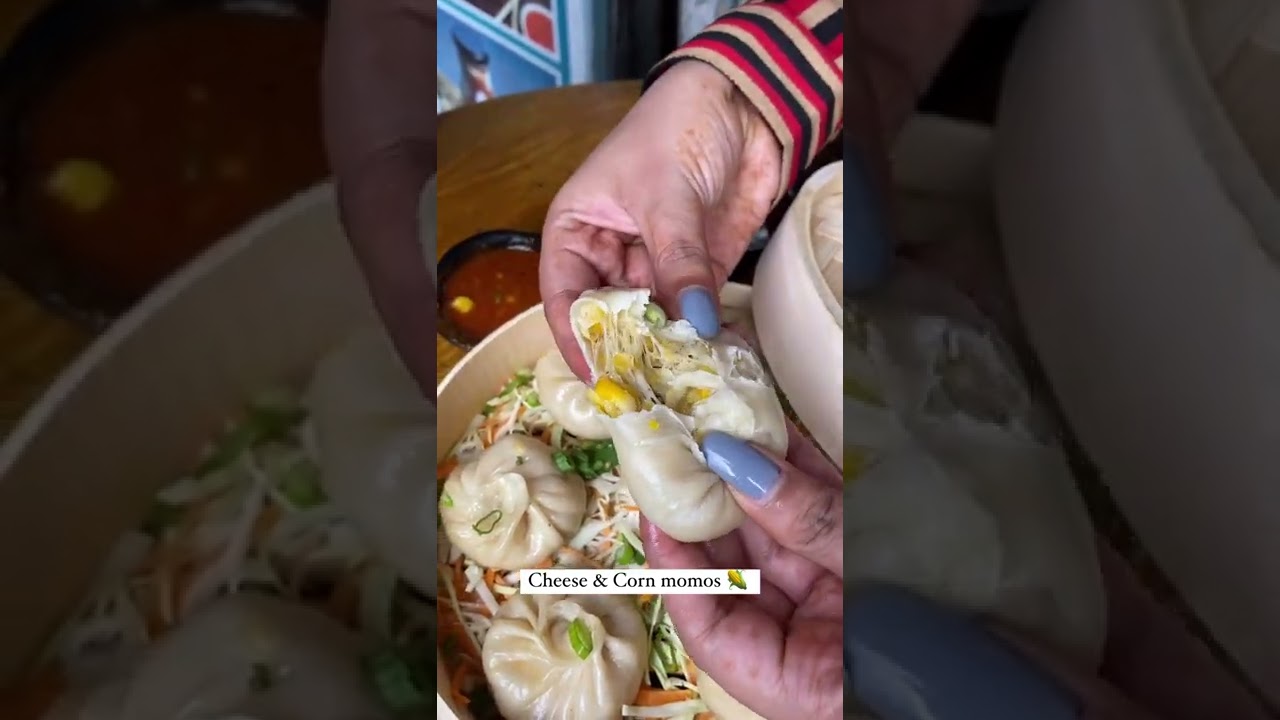 Corn & cheese Momos | Flavours Of Food