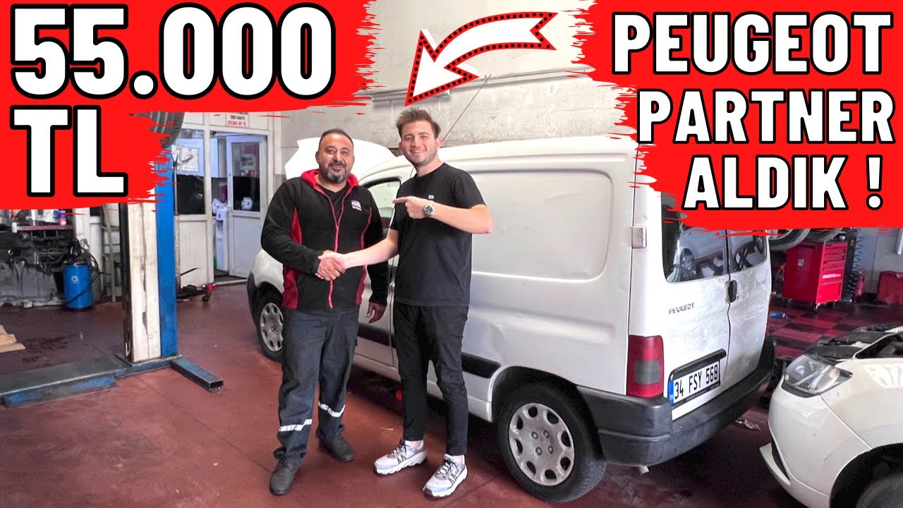 55.000 TL PEUGEOT PARTNER ALDIK !