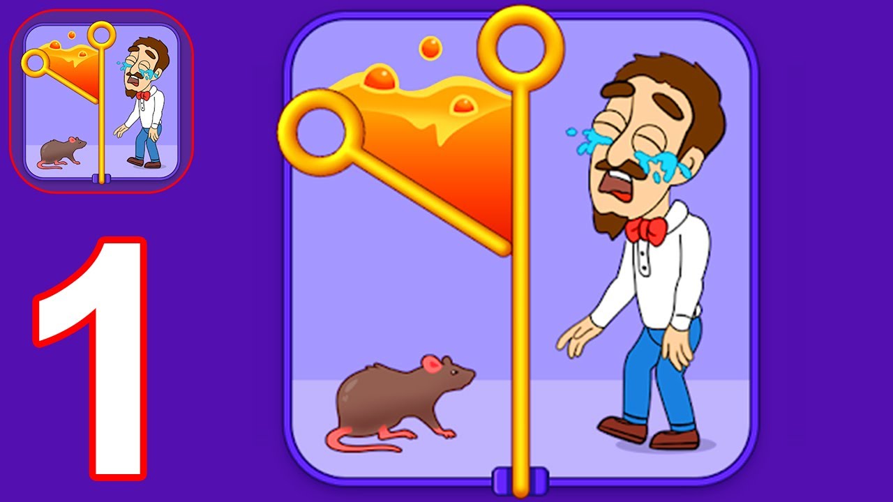 Home Rescue - Pull Pin Puzzle - Gameplay Part 1 All Levels 1-25 Max Level (Android, iOS)