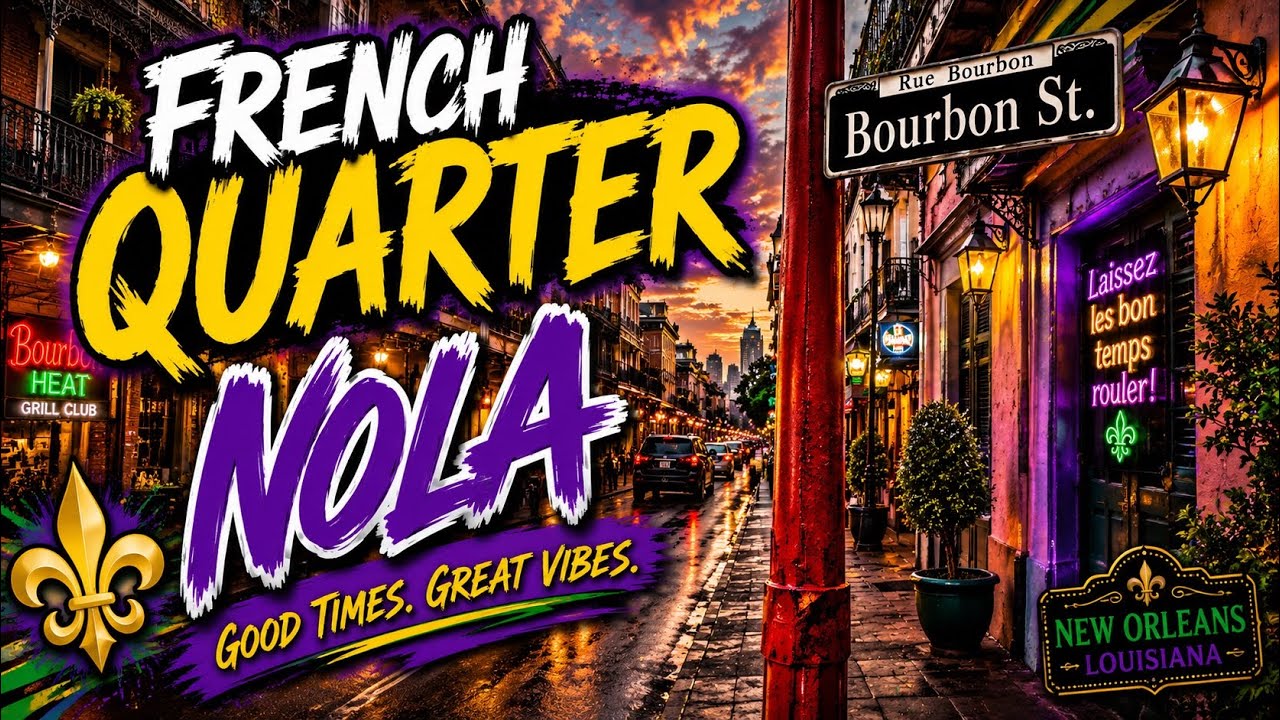 Walking Around The French Quarter After The New Year