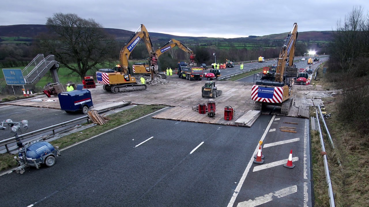Nans Nook M6 Bridge Demolition