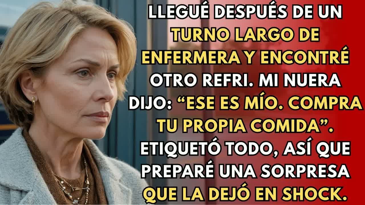 Mi Nuera Dijo： “Ese Refri Es Mío  Compra Tu Propia Comida”  Y Lo Que Encontró Después La Dejó En