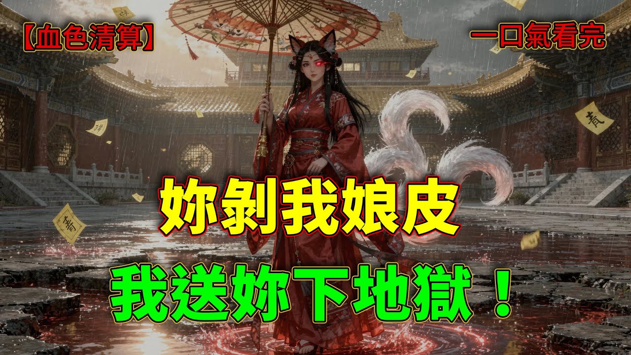 【古風爽文】父皇為求雨將我娘釘死祭壇，貴妃剝我娘狐皮做裘？祂們不知妖死後能重活：當滿朝文武淪為我娘的盤中餐，這皇位妳們坐得穩嗎！