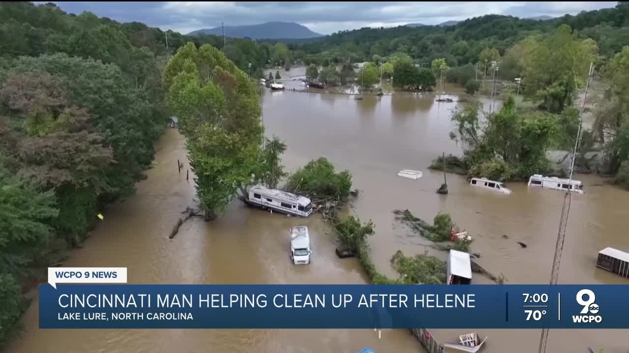 Cincinnati man details 'total destruction' in North Carolina after Hurricane Helene