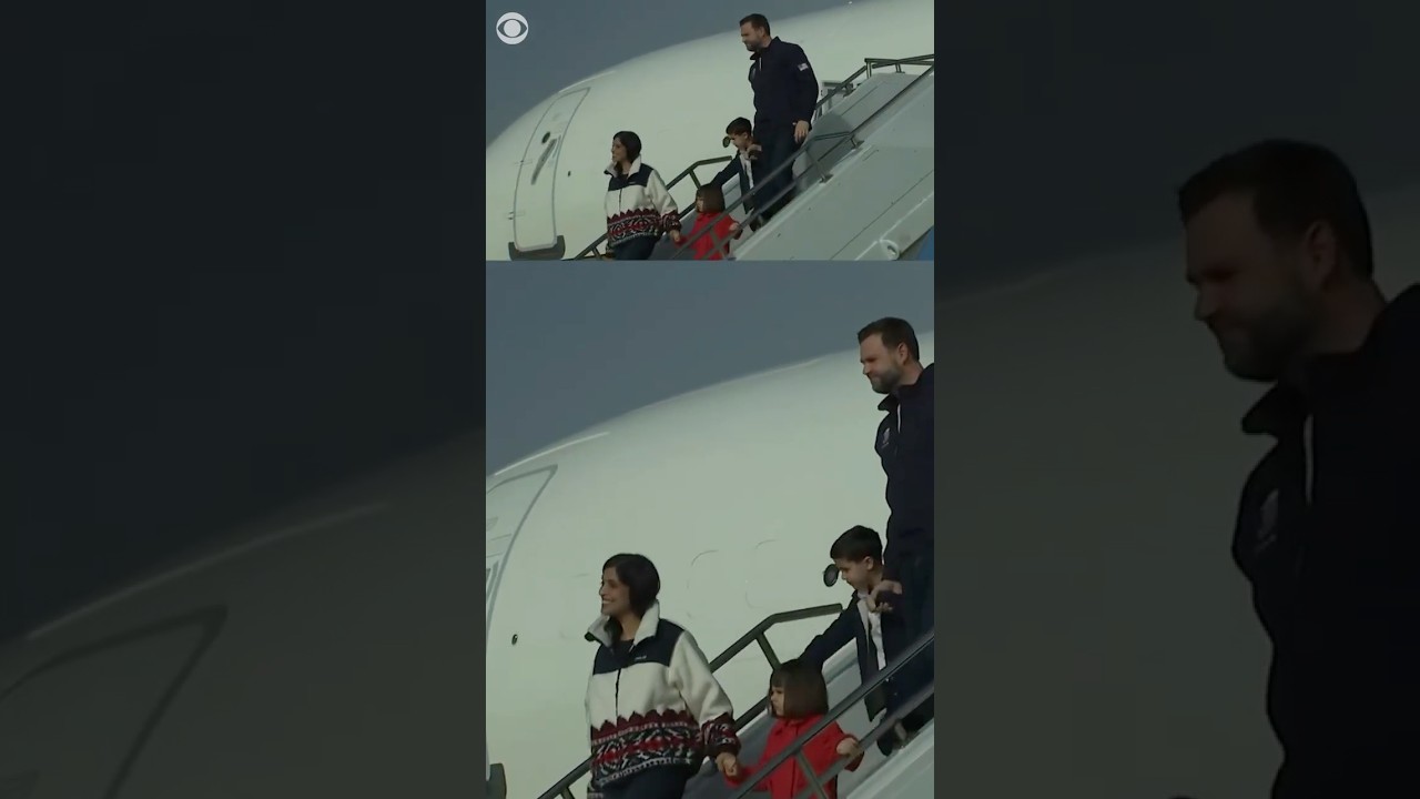 JD Vance, his wife Usha, children arrive in Italy ahead of Winter Olympics #shorts