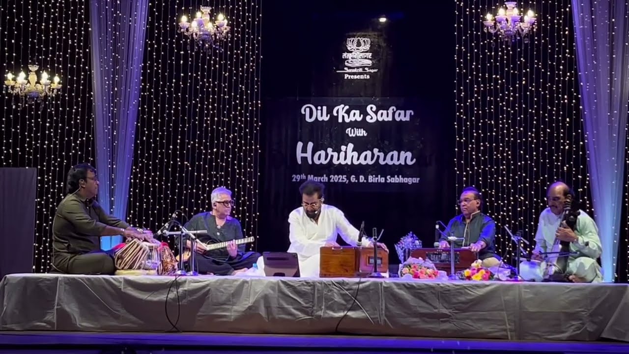 “Haath Mein Leke Mera Haath Yeh Vaada Karlo” #hariharan #ghazal #live from #Kolkata #2025