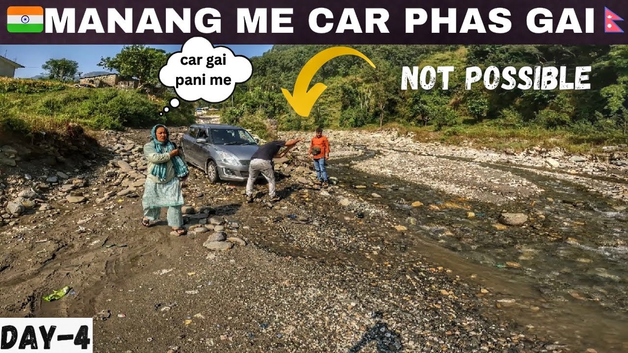 Manang 🇮🇳 Road Is Very Dangerous 🇳🇵| Manang By Road | Besisahar To Manang | Manang Road | Nepal Tour
