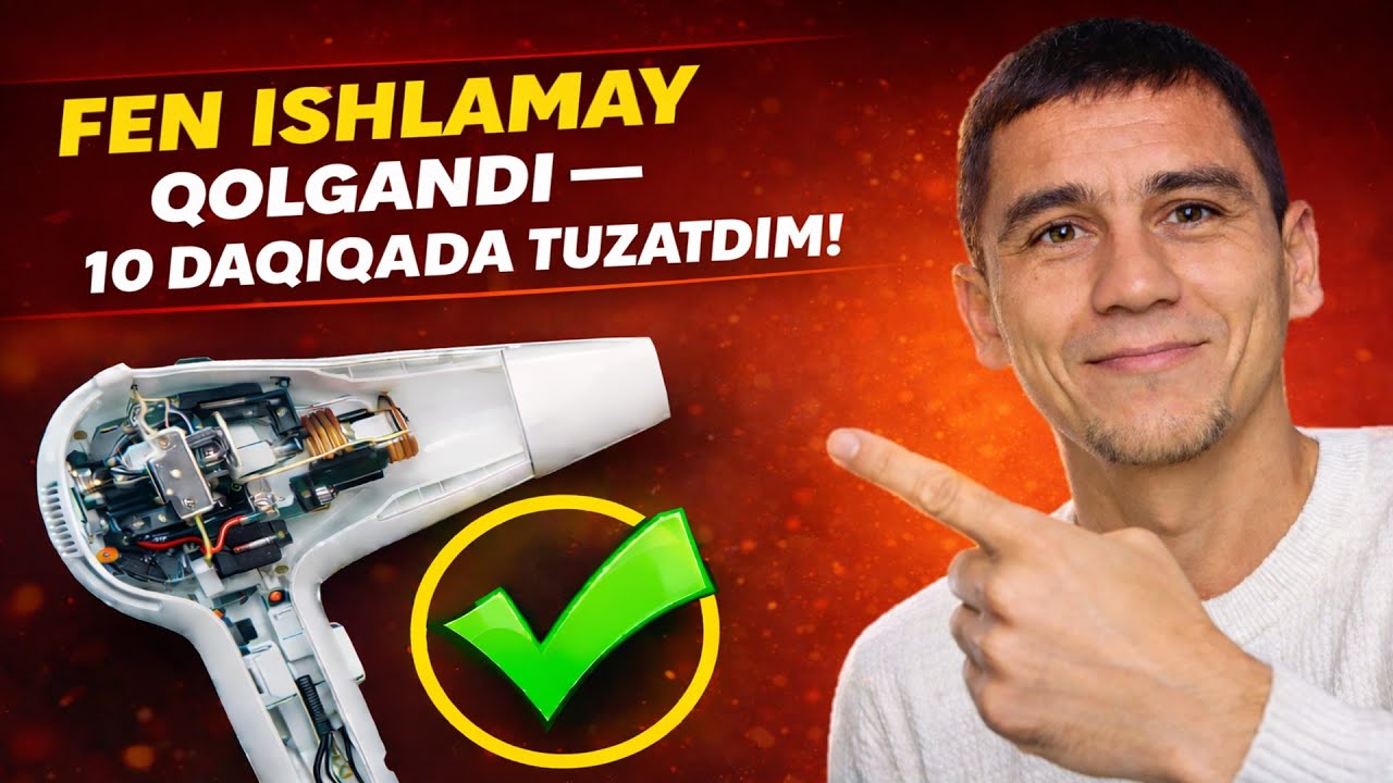 Tashlamang! Fenni 10 daqiqada tuzatish