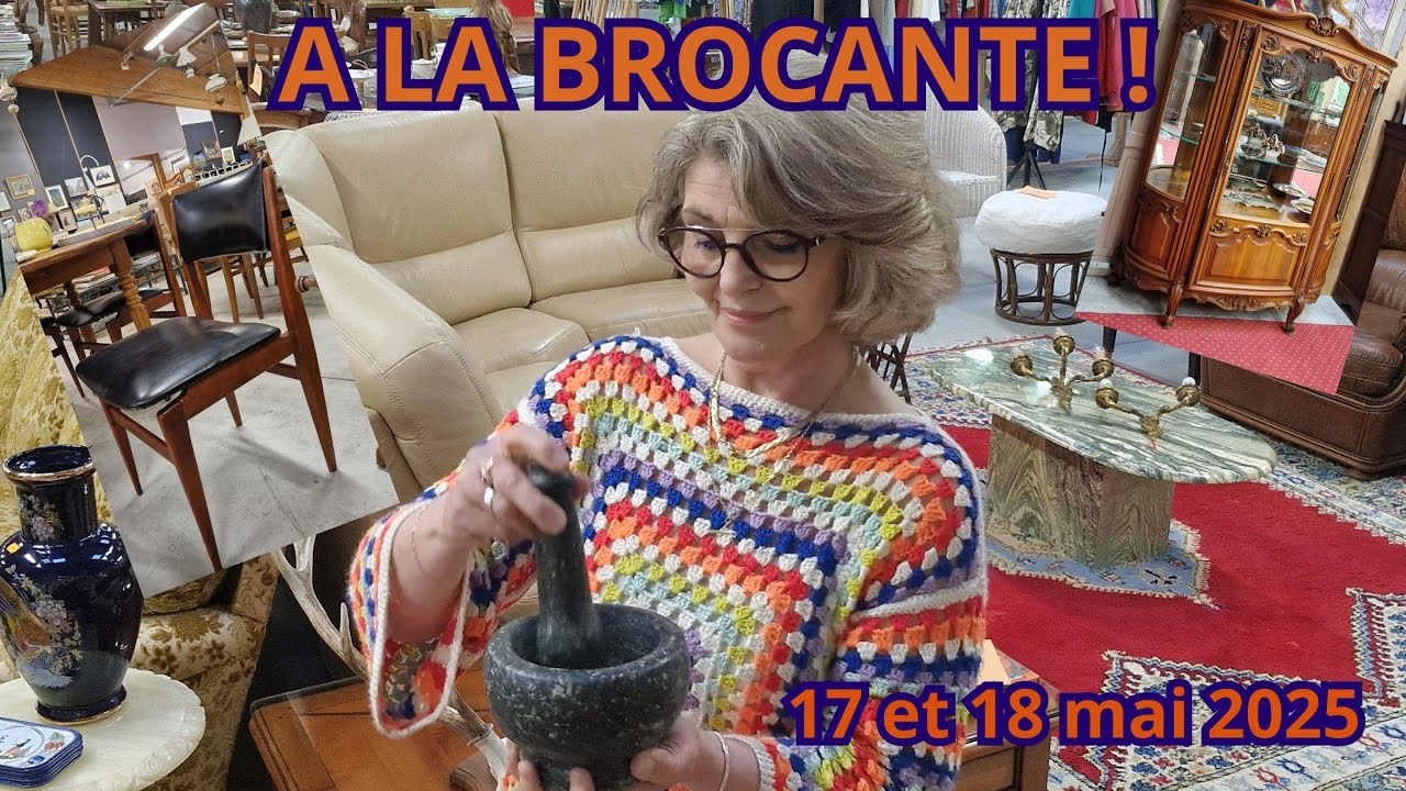 A la découverte des nouveautés à la brocante ! Thrifting in France #video  #vintage #frenchantiques
