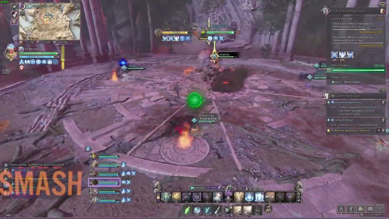 Gaitan t5 spam Healer (Bow/Wand) PoV #throneandliberty #Hoshikajii
