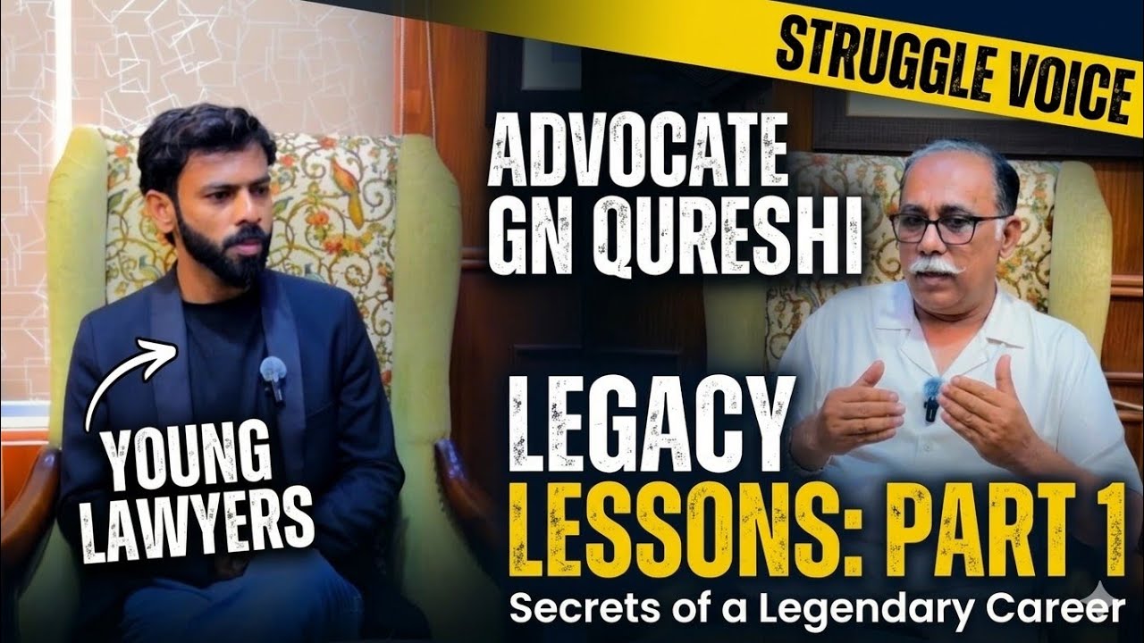 Lessons from a Legend: GN Qureshi on the Secrets of a Legal Career
