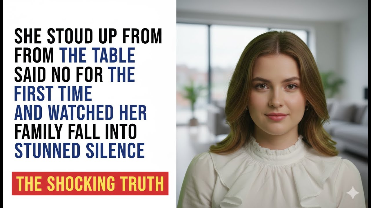 When She Finally Said “No” — The Family Secret That Changed Everything
