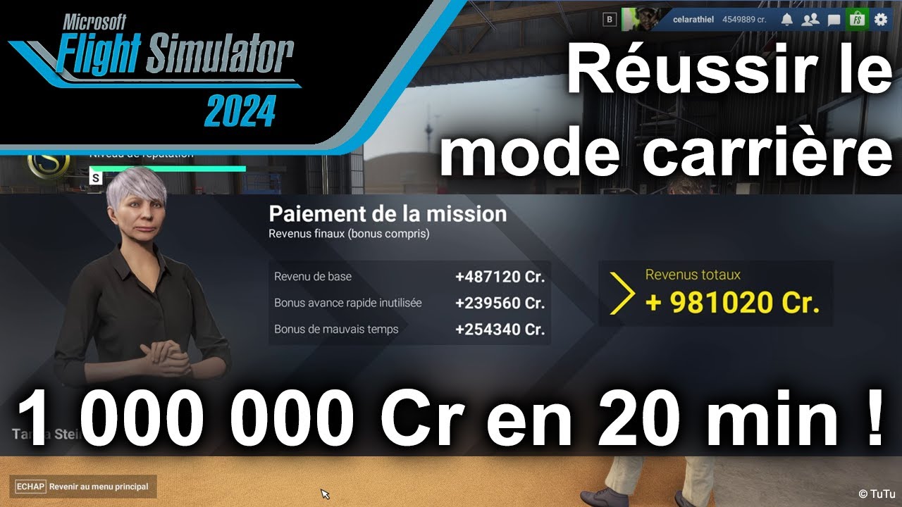 MSFS2024 - Réussir votre carrière