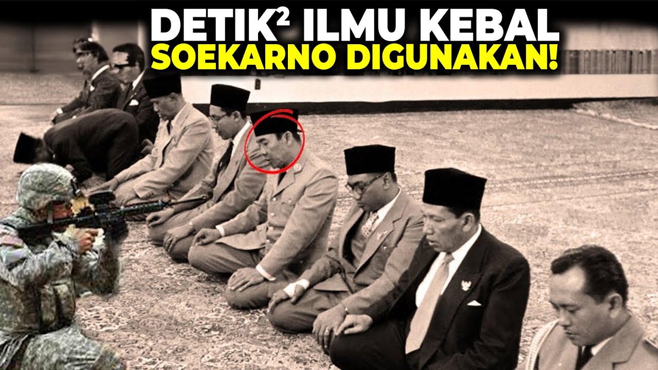 PELURU PENJAJAH TAK TEMBUS! Inilah Momen Jimat dan Kesaktian Soekarno di Gunakan Melawan Penjajah