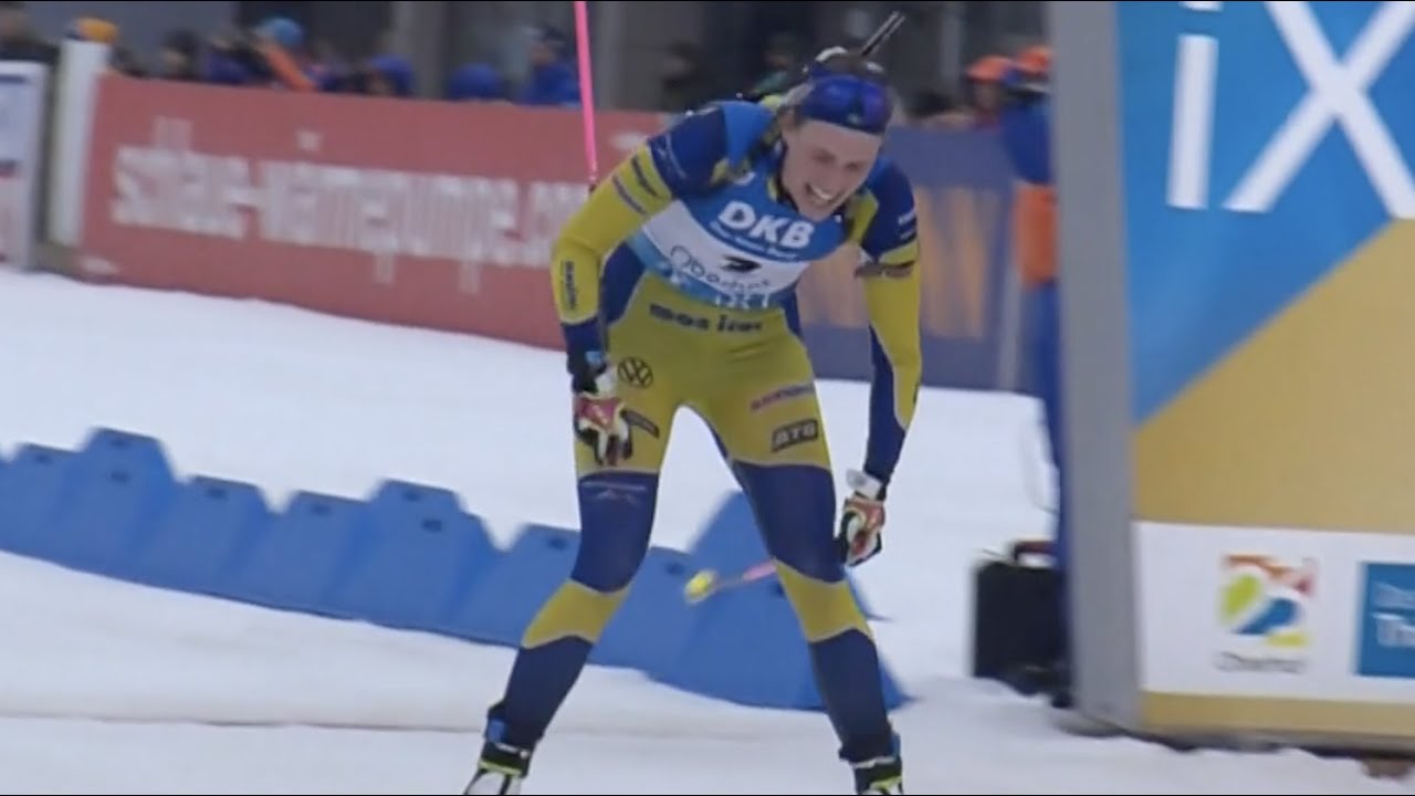 MONDIAUX BIATHLON 2023 - La Su&eacute;doise Oeberg sacr&eacute;e championne du monde de la mass start