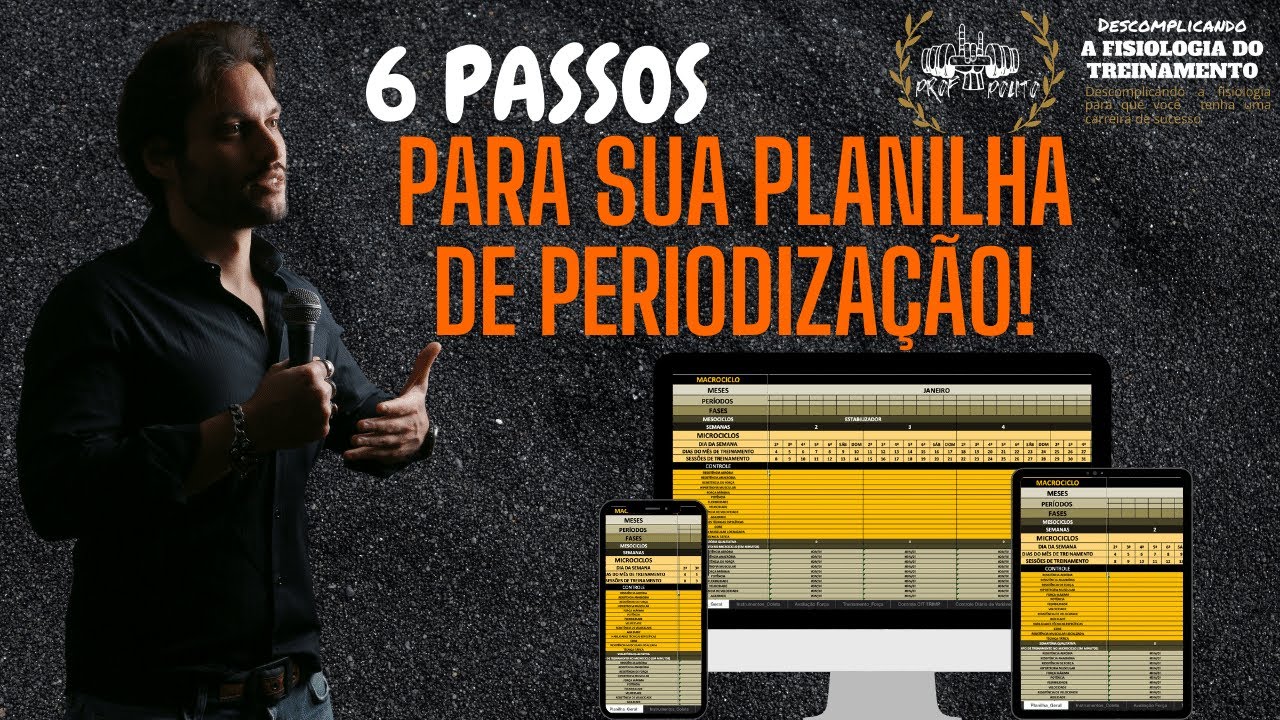 6 PASSOS PARA CONSTRUÇÃO DA SUA PLANILHA DE PERIODIZAÇÃO DO TREINAMENTO!