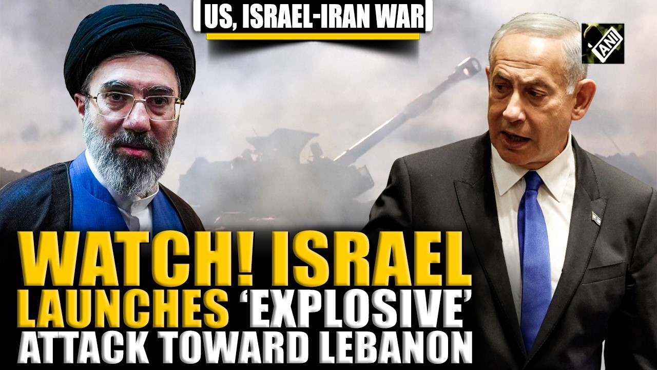 US, Israel-Iran war: Israel intensifies strikes launches explosive attacks on Lebanon