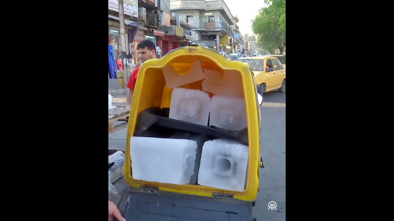 Sale of ice soars in Iraq due to extreme heat, power cut