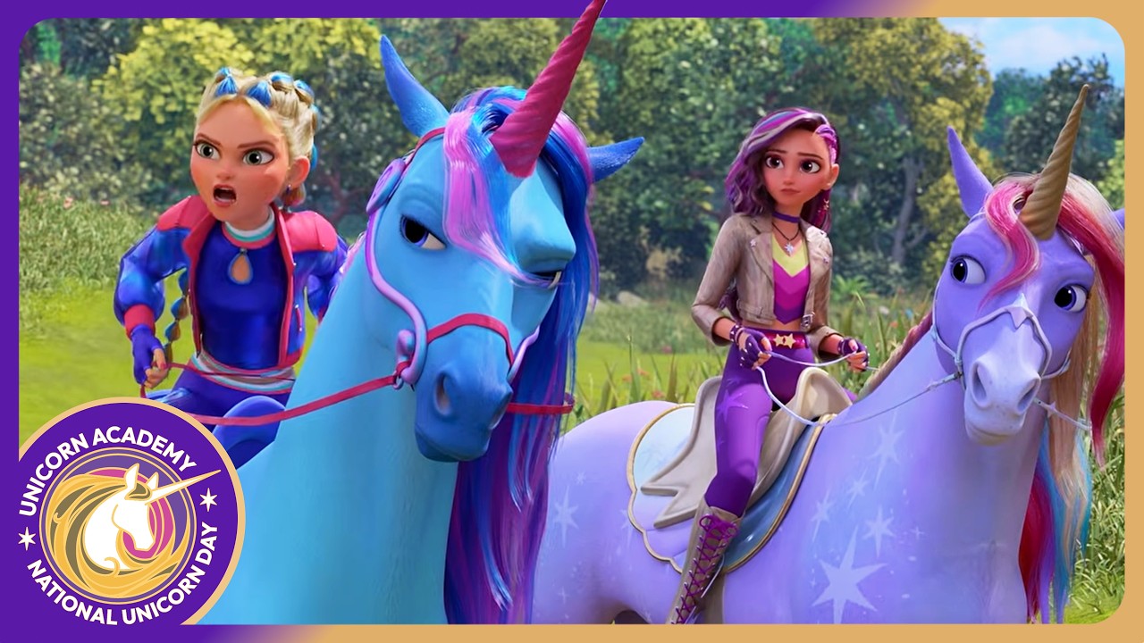 A Game of Sneaky Snookers | Unicorn Academy: Secrets Revealed | Magical Cartoons for Kids