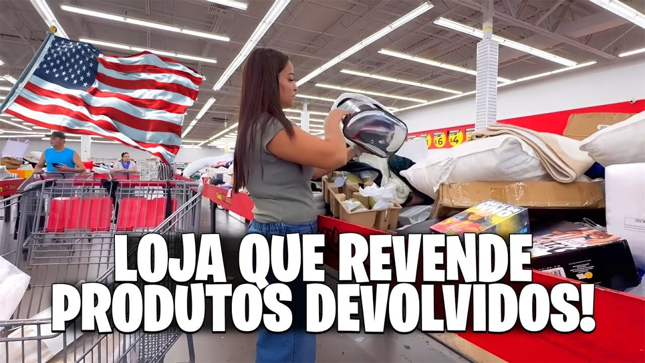 VOCÊ NÃO ACREDITA NO QUE VENDEM NESSAS LOJAS DE DEVOLVIDOS NOS EUA  😱