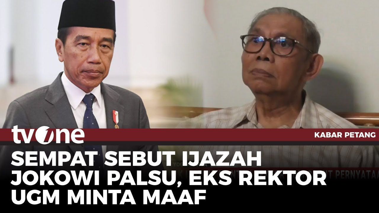 Alasan Mantan Rektor UGM Tarik Pernyataannya soal Polemik Ijazah Jokowi | Kabar Petang tvOne