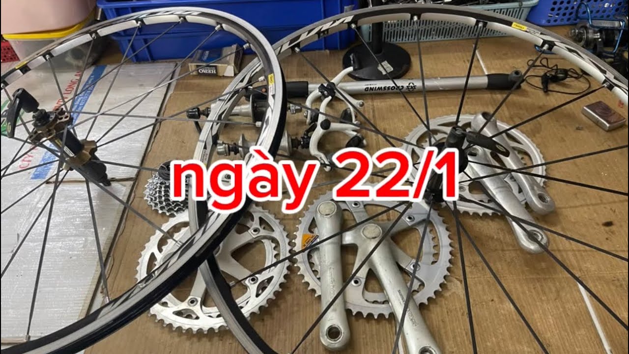 phụ tùng xe đạp nhật bãi , bánh mavic bạc đạn ngày 22/1 ae hop nhãn alo 0919011002