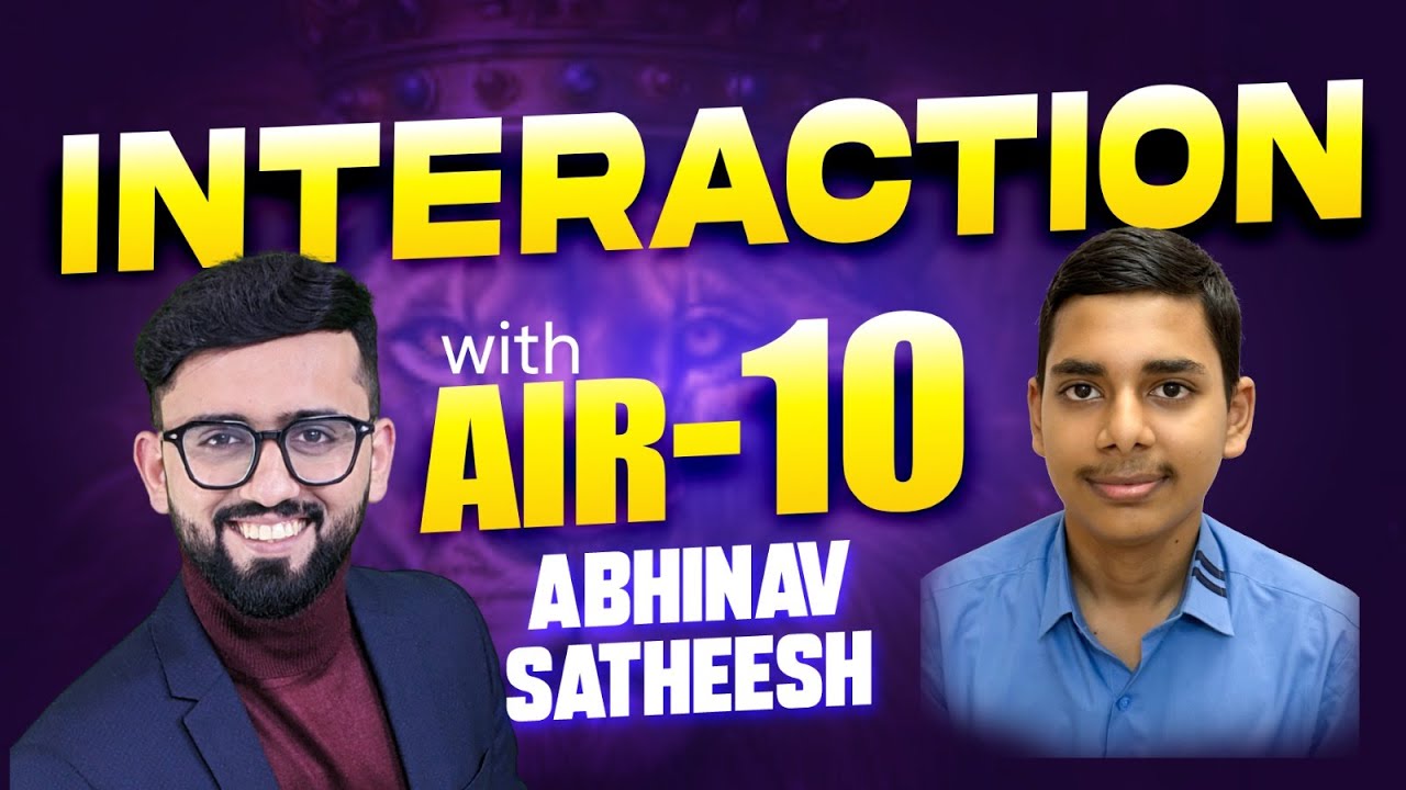Air 10 - Abhinav Satheesh | CA Foundation May 2025 | CA Hardik Manchanda |